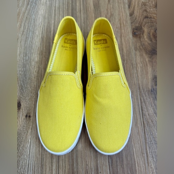 Keds X Kate Spade New York Double Decker Logo Foxing Canvas Sneakers Size 6 NWOB - Picture 8 of 8
